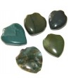 Jade de Nigeria forma punta de flecha, 35-25 cm, paso 1mm, precio por 5 unidades