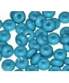 Donut resina azul cielo transparente, 4x8mm paso 2,5mm, precio por 30 unidades