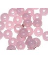 Donut resina rosa mate, 4x8mm paso 2,5mm, precio por 30 unidades