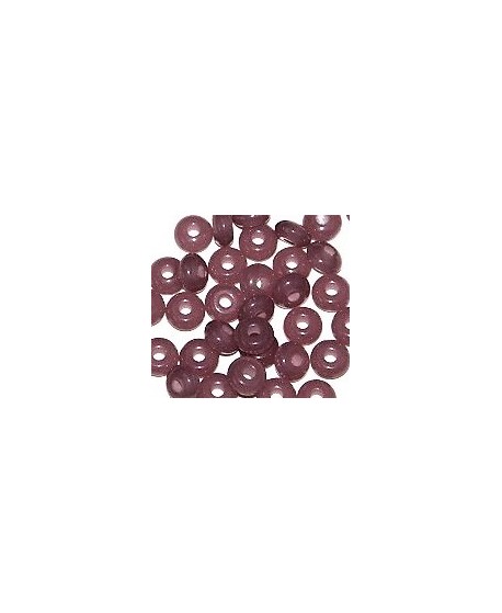 Donut resina antique pink, 4x8mm paso 2,5mm, precio por 30 unidades