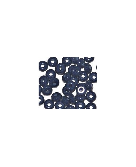 Donut resina azul prusia, 4x8mm paso 2,5mm, precio por 30 unidades
