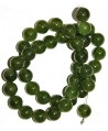 Cuentas jade verde 12mm paso 1mm, precio por ristra 60 cm