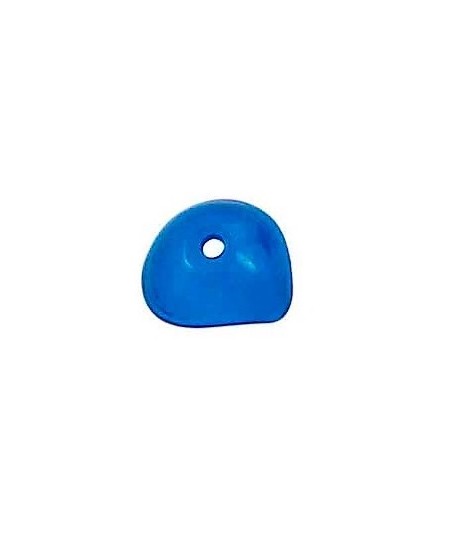 Resina campana irregular para complementar  24x9mm, azul