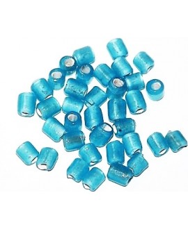 Tubo cristal indio azul cielo 5/6x4/5mm paso 3mm, precio por 20 unidades