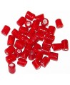 Tubo cristal indio rojo 5/6x4/5mm paso 3mm, precio por 20 unidades