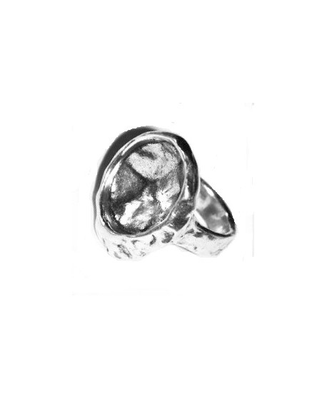 Anillo para cristal SWAROVSKI 4196 - NAUTILUS FANCY STONE 23MM, zamak BAÑO DE PLATA