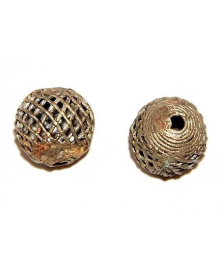 Cuenta bronce 18/20mm paso 3mm