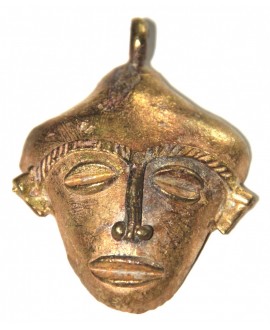Mascara amuleto Ghana 75x55mm