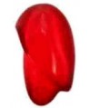 Resina ovalada irregular para pulsera 25x12mm, rojo