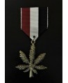 Medalla, insignia hoja 90x35mm