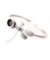Pulsera libélula, cabujón de 10mm, latón baño de plata