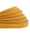 Cuero plano 5mm color amarillo ocre, precio por metro