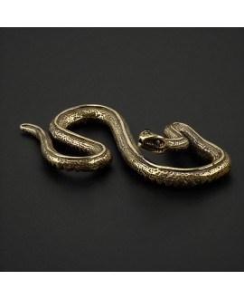 Colgante serpiente 15x53mm, LATÖN