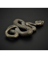 Colgante serpiente 42x26mm, LATÓN
