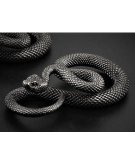 Colgante serpiente 53x15mm, LATÓN