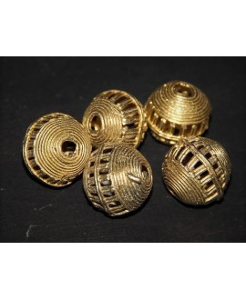 Cuenta bronce 24/25mm paso 3mm