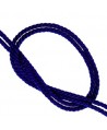Cordón trendy tejido DEEP BLUE 2mm, venta por metro