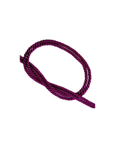 Cordón trendy tejido púrpura 2mm, venta por metro