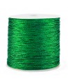 Hilo macramé metálico 0.5mm, precio por carrete, Verde irlandés