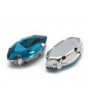 Diamante de imitación Navette para coser 10x5x4mm, turquesa, precio por 5 unidades