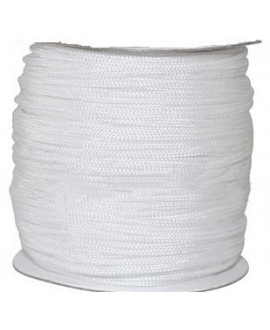 Hilo macramé (nylon) 0,8mm color blanco, precio por carrete de 100 metros