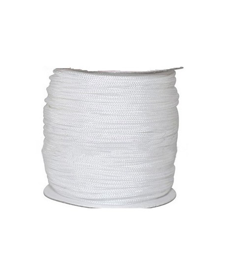 Hilo macramé (nylon) 0,8mm color blanco, precio por carrete de 100 metros