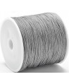 Hilo macramé (nylon) 0,8mm color gris, precio por carrete de 100 metros