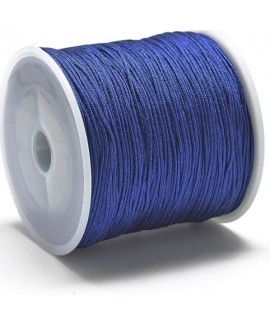 Hilo macramé (nylon) 0,8mm color azul medianoche, precio por carrete de 100 metros