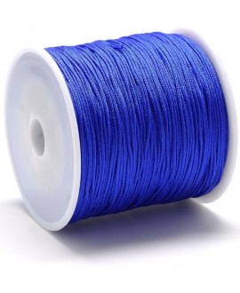 Hilo macramé (nylon) 0,8mm color azulón, precio por carrete de 100 metros