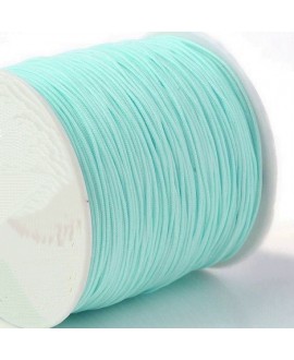 Hilo macramé (nylon) 0,8mm color turquesa claro, precio por carrete de 100 metros