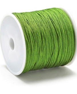 Hilo macramé (nylon) 0,8mm color verde oliva, precio por carrete de 100 metros
