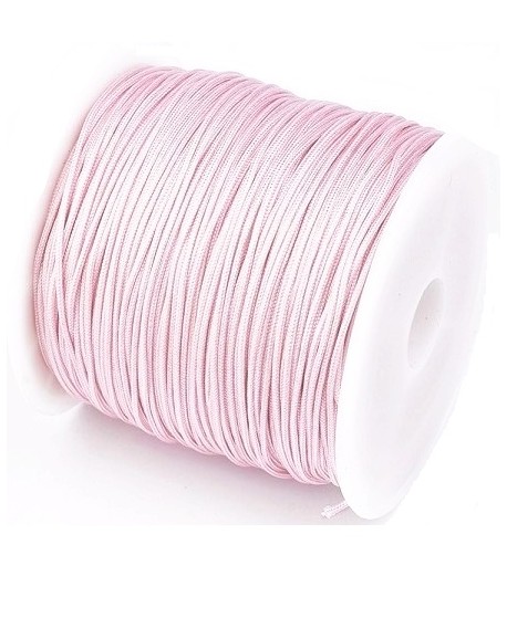 Hilo macramé (nylon) 0,8mm rosa, precio por carrete de 45 metros
