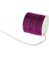 Hilo macramé (nylon) 0,8mm púrpura, precio por carrete de 100 metros