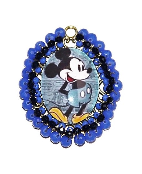 Medalla Mickey y Minnie 65x55mm