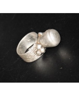ANTIGUO anillo amuleto FULANI, joyería africana, Peul