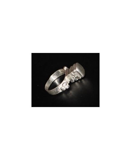 ANTIGUO anillo amuleto FULANI, joyería africana, Peul