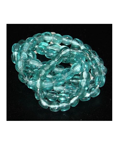 Vidrio reciclado azul transparente Ghana , precio por ristrade 48 unidades, 10x8mm paso 3mm