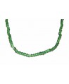 Mini verde irregular (forma pirámide) Ghana, precio por ristra, 5mm, paso 2mm