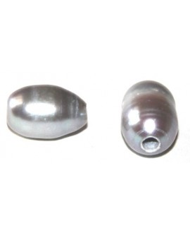 Perla de nácar alargadas 12-8mm aprox, paso 3mm