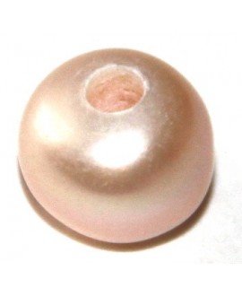 Perlas redondas rosas 10mm, paso 3mm