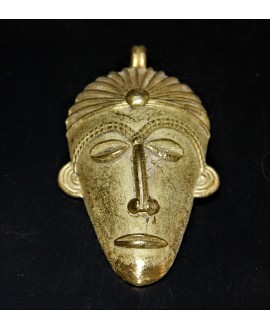 Colgante mascara amuleto Ghana 96x55mm