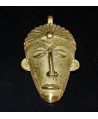 Colgante mascara amuleto Ghana 96x55mm