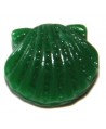 Entre-pieza resina conchita verde 10x12mm, paso 1mm