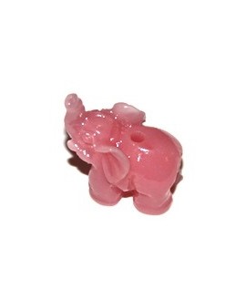 Entre-pieza resina elefantino rosa 15x25 mm, paso 2mm