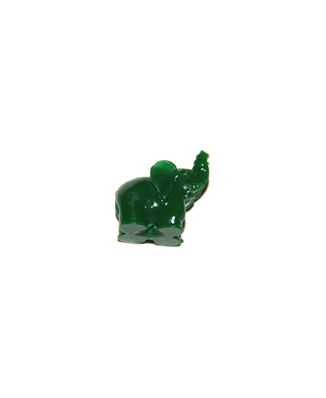 Entre-pieza resina elefantino verde 15x25 mm, paso 2mm