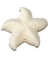 Entre-pieza resina estrella de mar blanca 25mm, paso 1mm