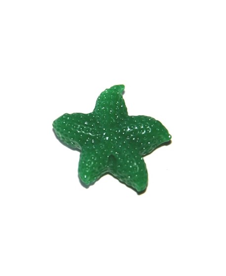 Entre-pieza resina estrella de mar verde 20mm, paso 1mm