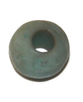 Cuenta mini resina irregular azul-tierra, tamaño aproximado 5mm, paso 3mm