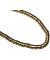 Cuentas serpiente de bronce, 8 mm, paso 2mm