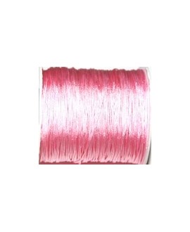 Hilo macramé  0,8mm color rosa, precio por 3 metros